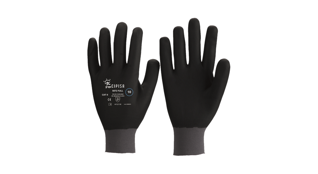 Guante nylon spandex nitrilo foam completo 5072FULL