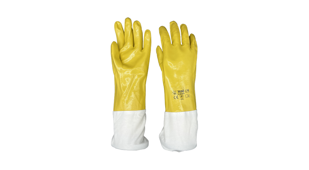 Guante soporte interlok totalmente recubierto de nitrilo 7030