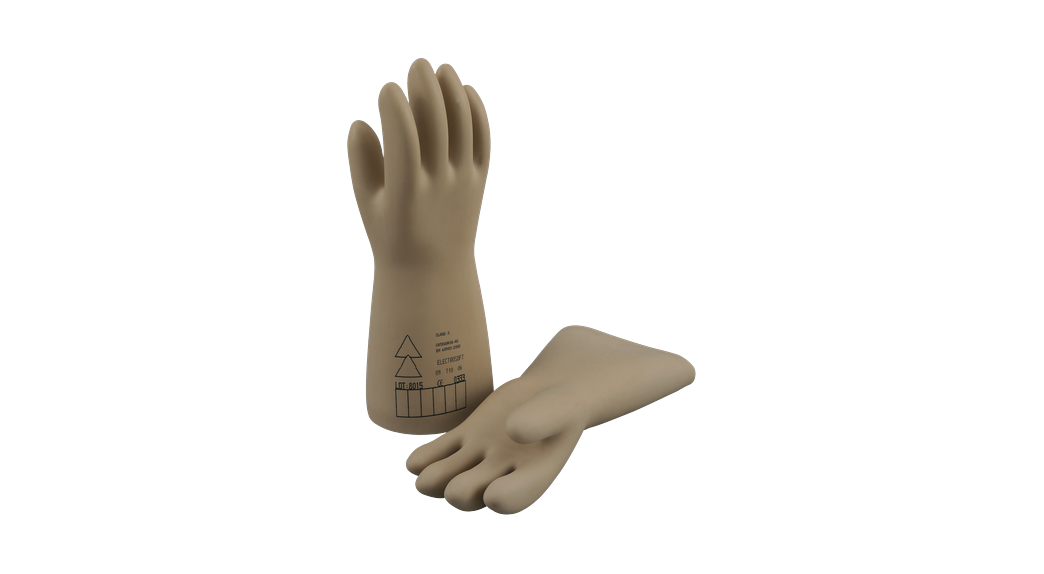 Guantes dieléctricos látex natural