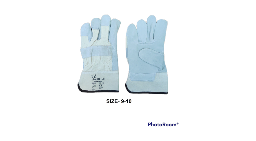 Guante tipo americano serraje vacuno crupón GU014506