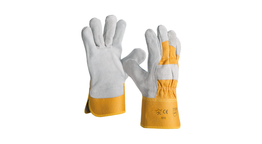 Guante tipo americano serraje gris GU014506CU