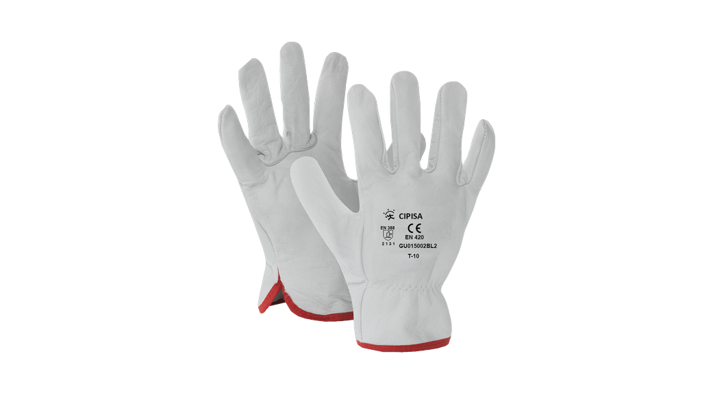 Guante tipo conductor piel flor vacuno GU015002BL2