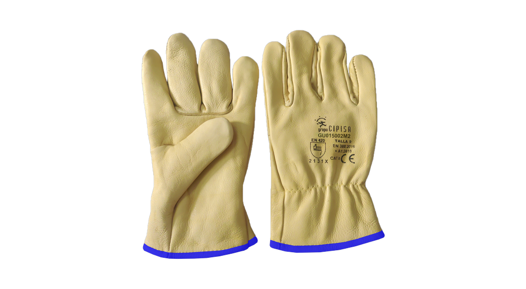 Guante tipo conductor piel flor vacuno GU015002M2