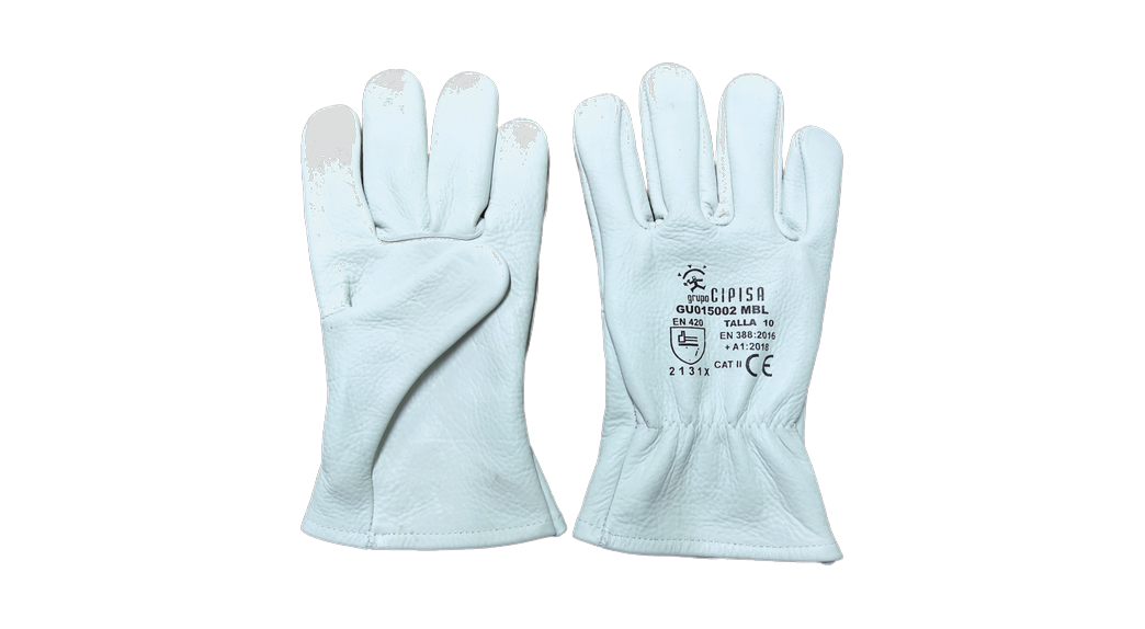 Guante tipo conductor piel flor vacuno GU015002MBL