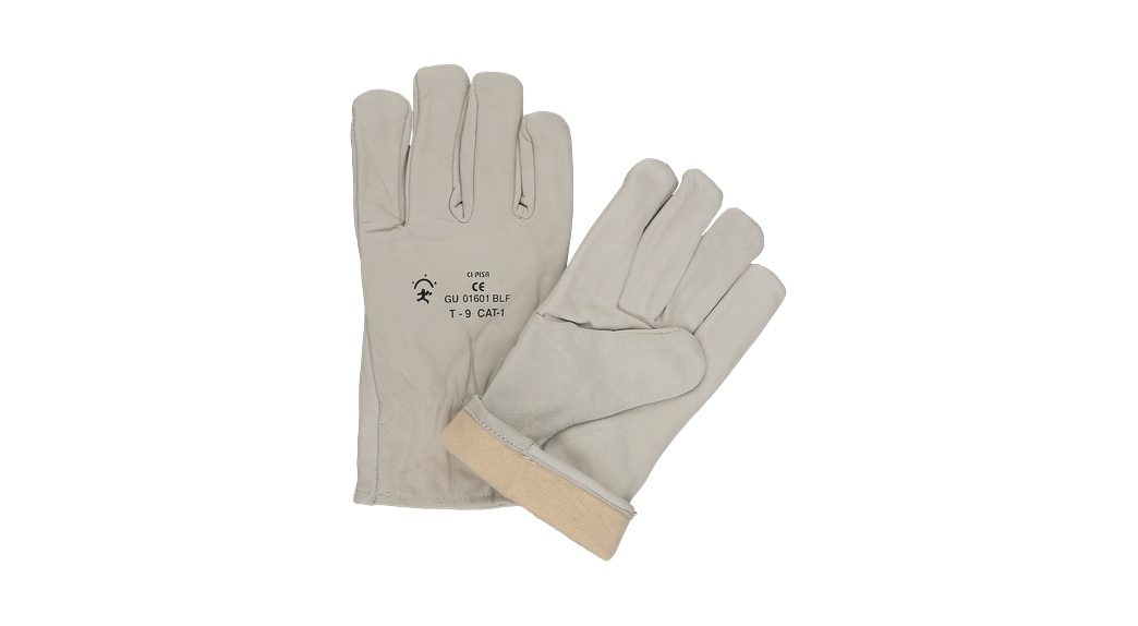 Guante tipo conductor piel flor vacuno GU01601BLF