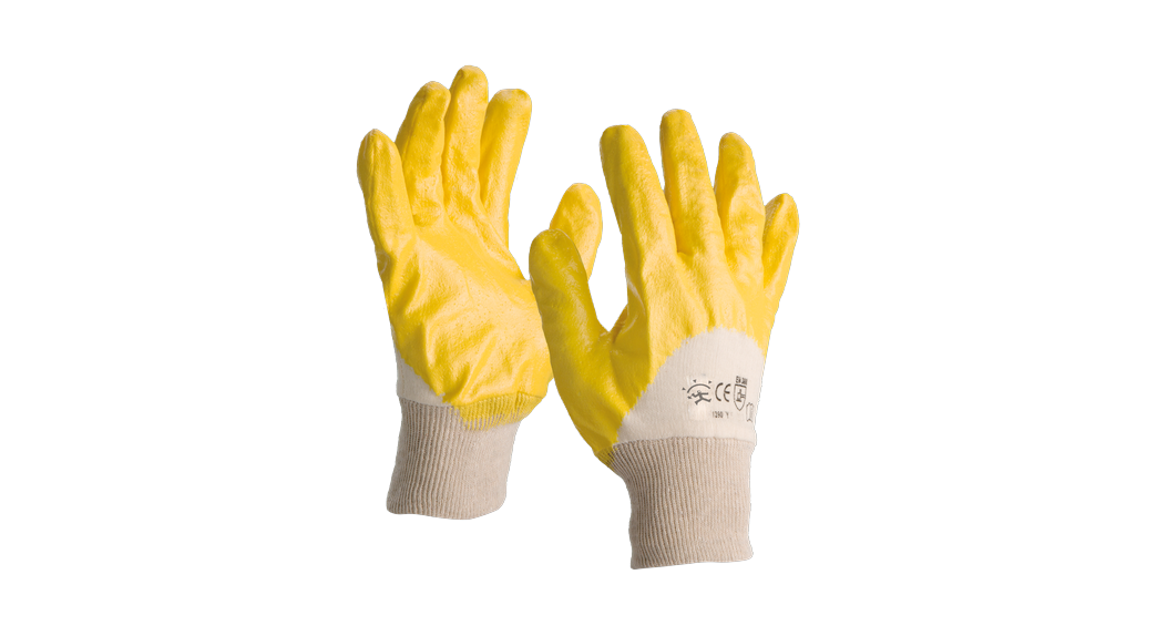 Guante soporte interlok recubrimiento ligero nitrilo GU179014