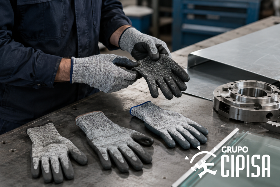 Guantes anticorte EN 388 para trabajos industriales